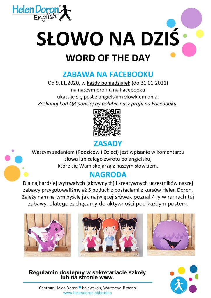 slowo na dzis plakat31 1 - Helen Doron English