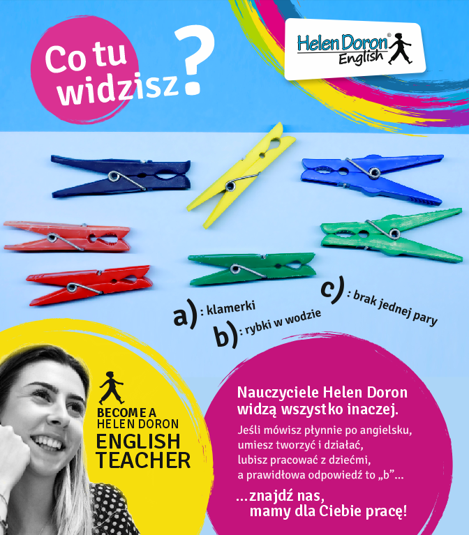 Lektor języka angielskiego – praca, która łączy wiele zawodów 4 rybki - Helen Doron English