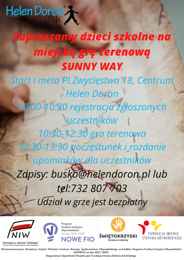 Kopia Gra miejska SUNNY WAY 26.09.2021 1000 Udzial w grze jest bezplatny1 - Helen Doron English