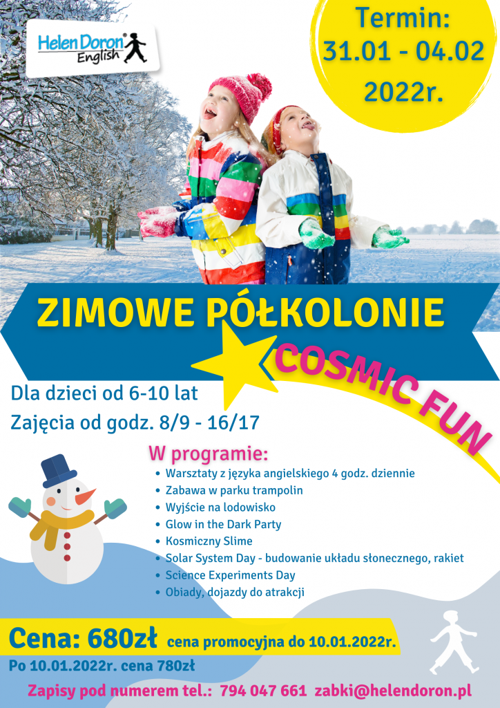 Zimowe pólkolonie - Helen Doron English