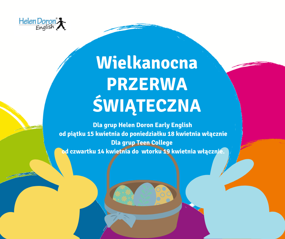 Przerwa wielkanocna w Centrum Helen Doron Czyżyny 1 szablon FB prosty komunikat — kopia 1 4 - Helen Doron English