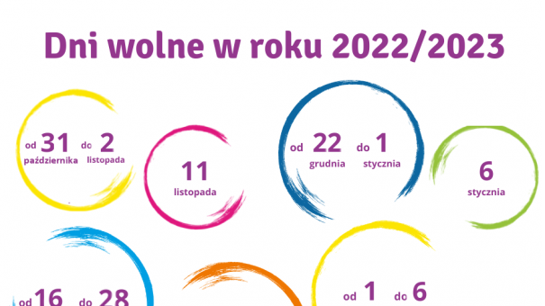dni wolne w roku 2022/23