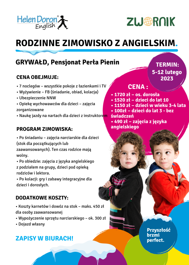FERIE 2023 plakat 2 - Helen Doron English
