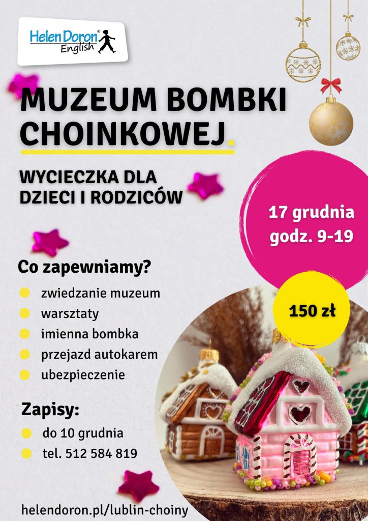 zwiedzanie muzeum pamiatkowa bombka przejazd autokarem ubezpieczenie 1 - Helen Doron English