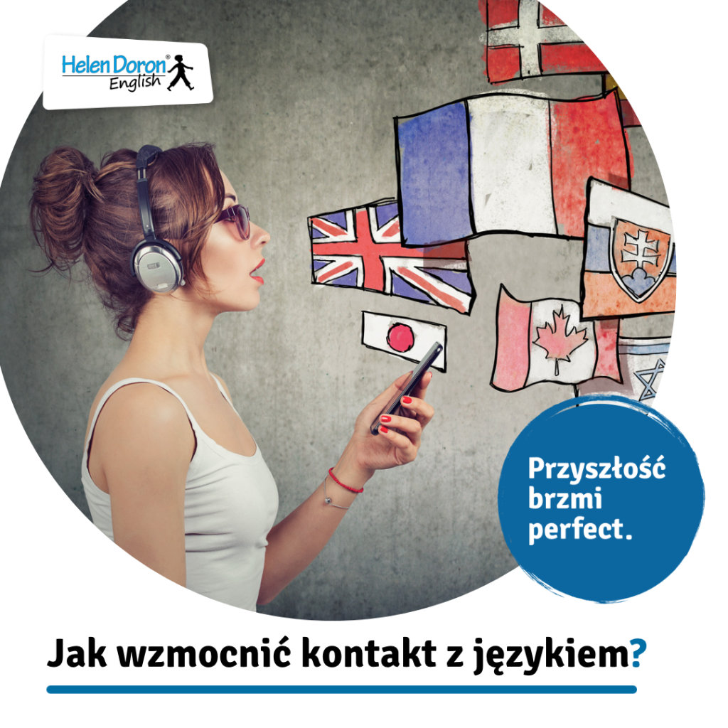 Jak wzmocnić kontakt z językiem? Po przez słuchanie np podcastów w przypadku młodzieży, bajek w przypadku dzieci. Czytanie - bajek obrazkowych, tutaj mówimy o najmłodszych, czy czytanie artykułów np na specjalnie przygotowanych stronach - młodzież. Kolejny sposób to oglądanie filmów w jezyku angielskim i oglądanie bajek. Ostatnim sposobem na wzmocnienie kontaktu z językiem angielskim jest korzystanie z internetu i nowych technologii.Dla dzieci najlepszym sposobem nauki języka angielskiego jest zabawa. Dlatego warto zainwestować w kurs języka angielskiego dla dzieci, takie jak kursy Helen Doron. Ta metoda nauki opiera się na nauce poprzez zabawę, dzięki czemu dzieci nie tylko uczą się języka, ale także dobrze się bawią. Kursy języka angielskiego w Helen Doron Ząbki przeznaczone są dla dzieci i młodzieży w wieku od 1,5 do 19 lat.Jak widać w naszej szkole naukę można zacząć już od najmłodszych lat!

Podsumowując, istnieje wiele sposobów na wzmocnienie kontaktu z językiem angielskim, a to jak i czy będziemy to robić zależy w głównej mierze od nas i naszych dzieci. My namawiamy i staramy się pomóc w tej drodze do lepszej przyszłości oferując kursy bogate w powyższe elementy czy dając dostęp do naszych aplikacji - Helen Doron Stream, Kangi Club, Teen Buzz Radio.