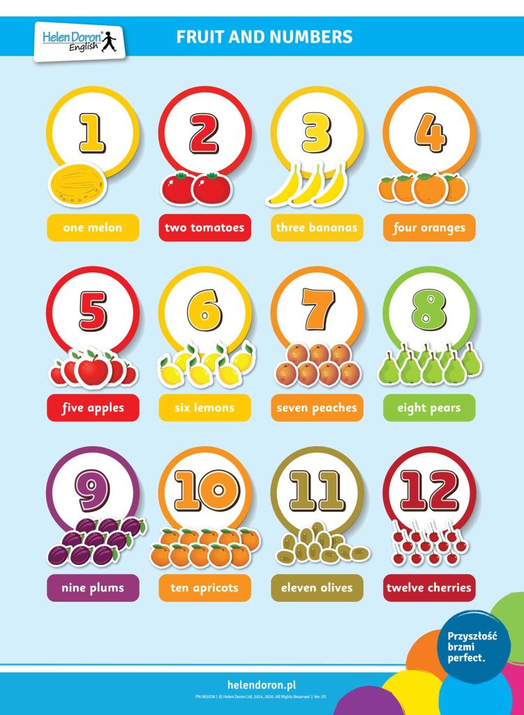 NUMBERS POSTER - Helen Doron English