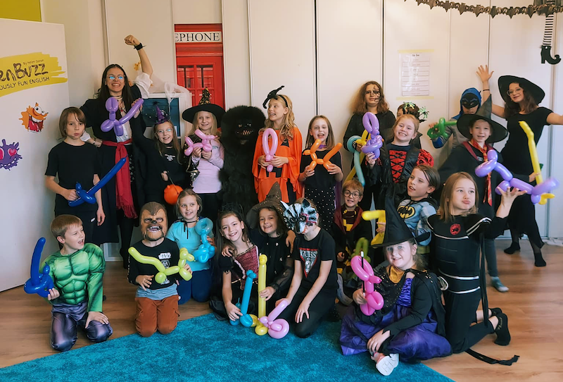 Zajęcia dodatkowe dla dzieci w Skawinie - Bal Halloween w Helen Doron Skawina