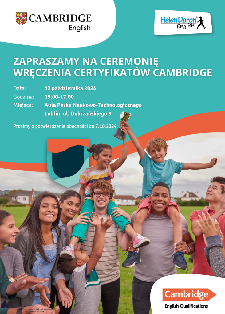 Uroczysta gala wręczenia certyfikatów Cambridge 2025 5 1 3 - Helen Doron English