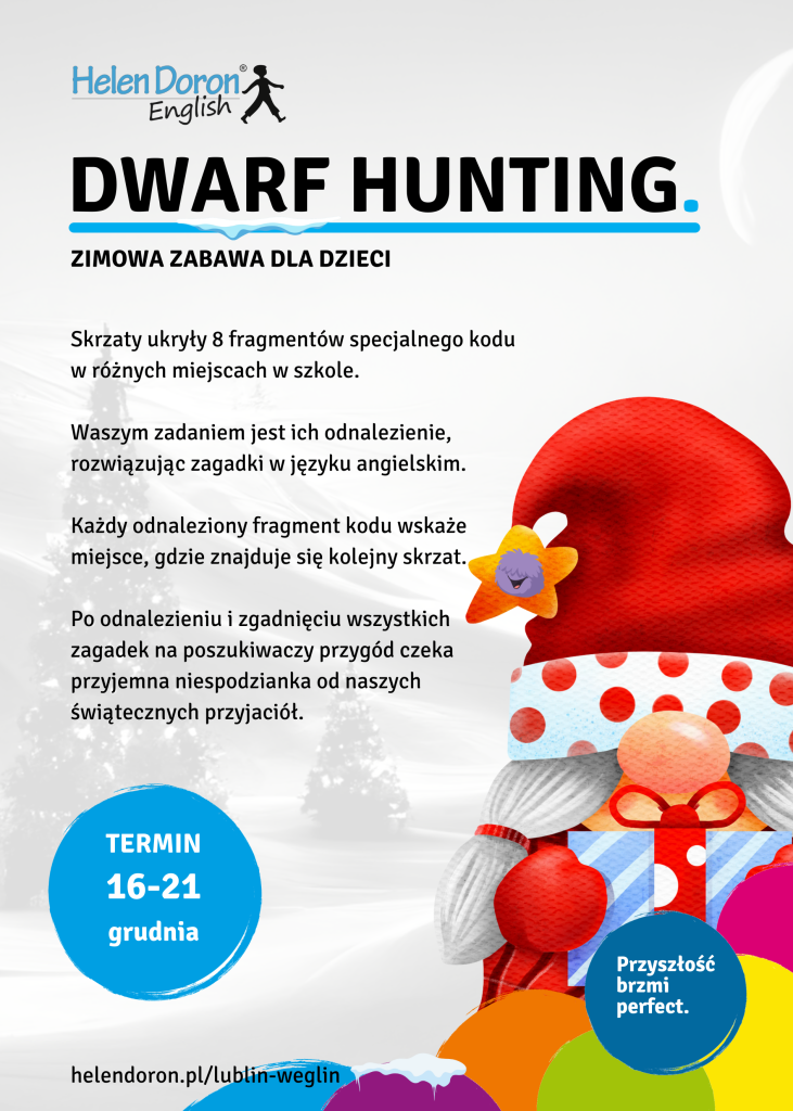 Konkursy i zabawy dla naszych uczniów 7 Skrzaty 2024 - Helen Doron English