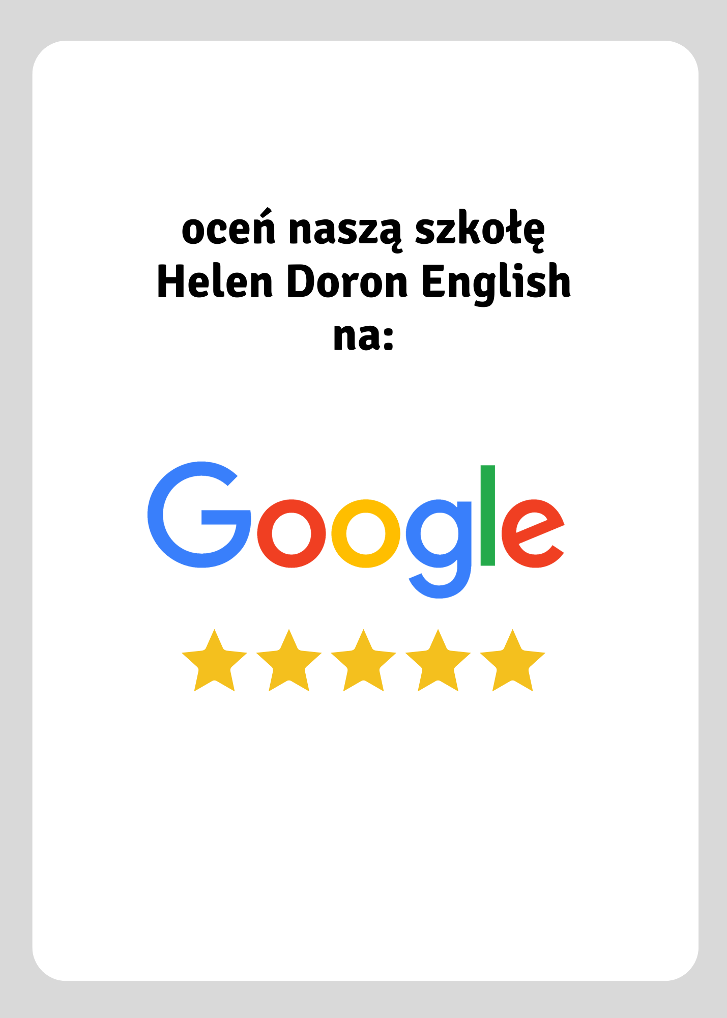 Opinie rodziców o naszym Centrum Helen Doron Łęczna i Turka 1 opinia w Google — kopia 4 - Helen Doron English