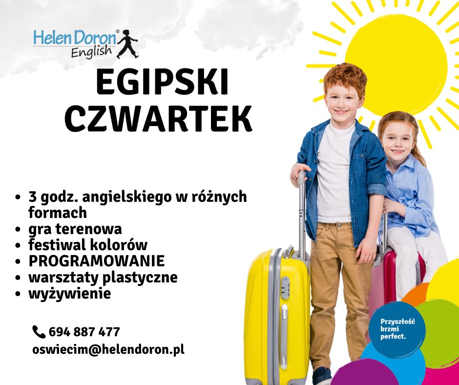 Obozy językowe, półkolonie językowe i kolonie po angielsku w Oświęcimiu 20 4 - Helen Doron English