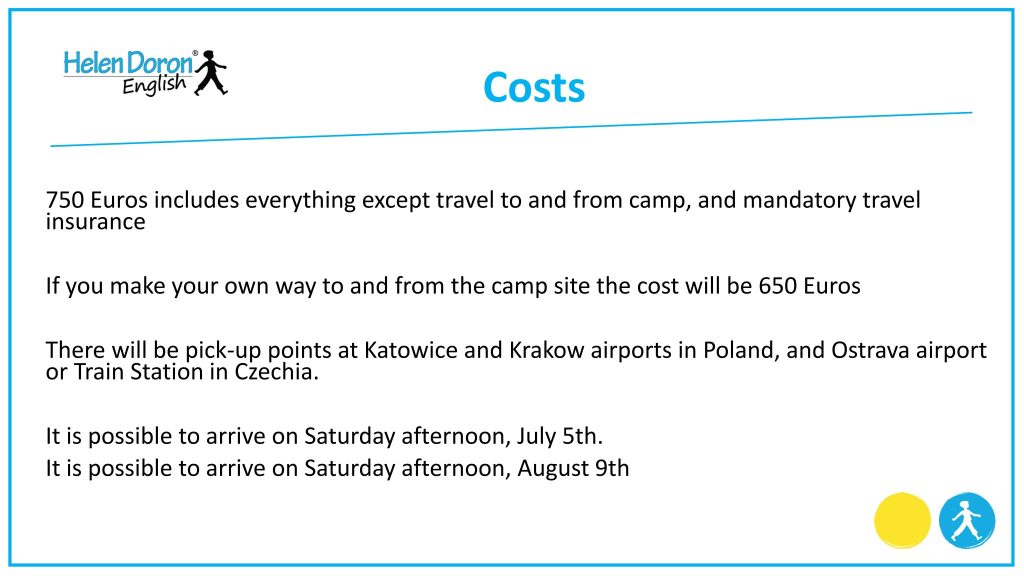 Obozy językowe, półkolonie językowe i kolonie po angielsku w Oświęcimiu 28 Radio Camp in Czechia for students and parents Page 17 - Helen Doron English