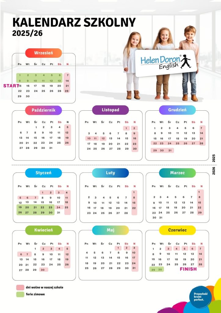 Kalendarz 2025 26 - Helen Doron English