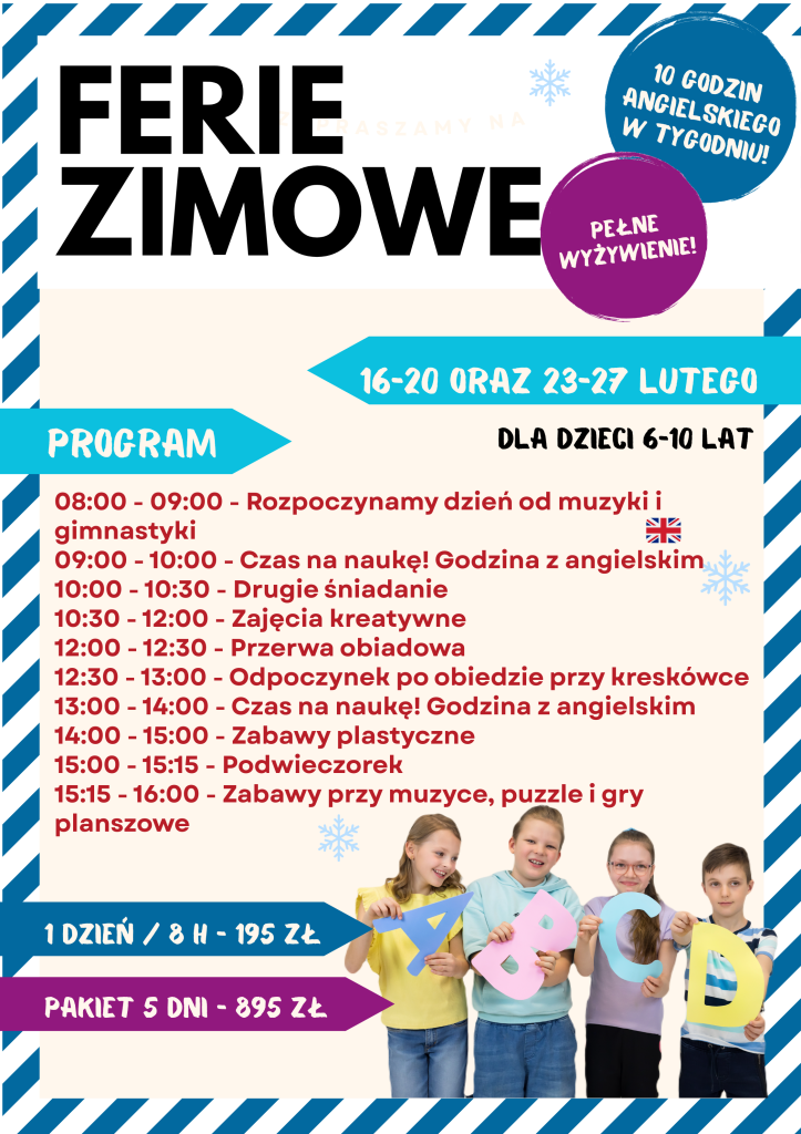 Ferie Zimowe w Helen Doron w Dąbrowie Górniczej! 4 Ferie plakat do.druku .pdf 1 - Helen Doron English