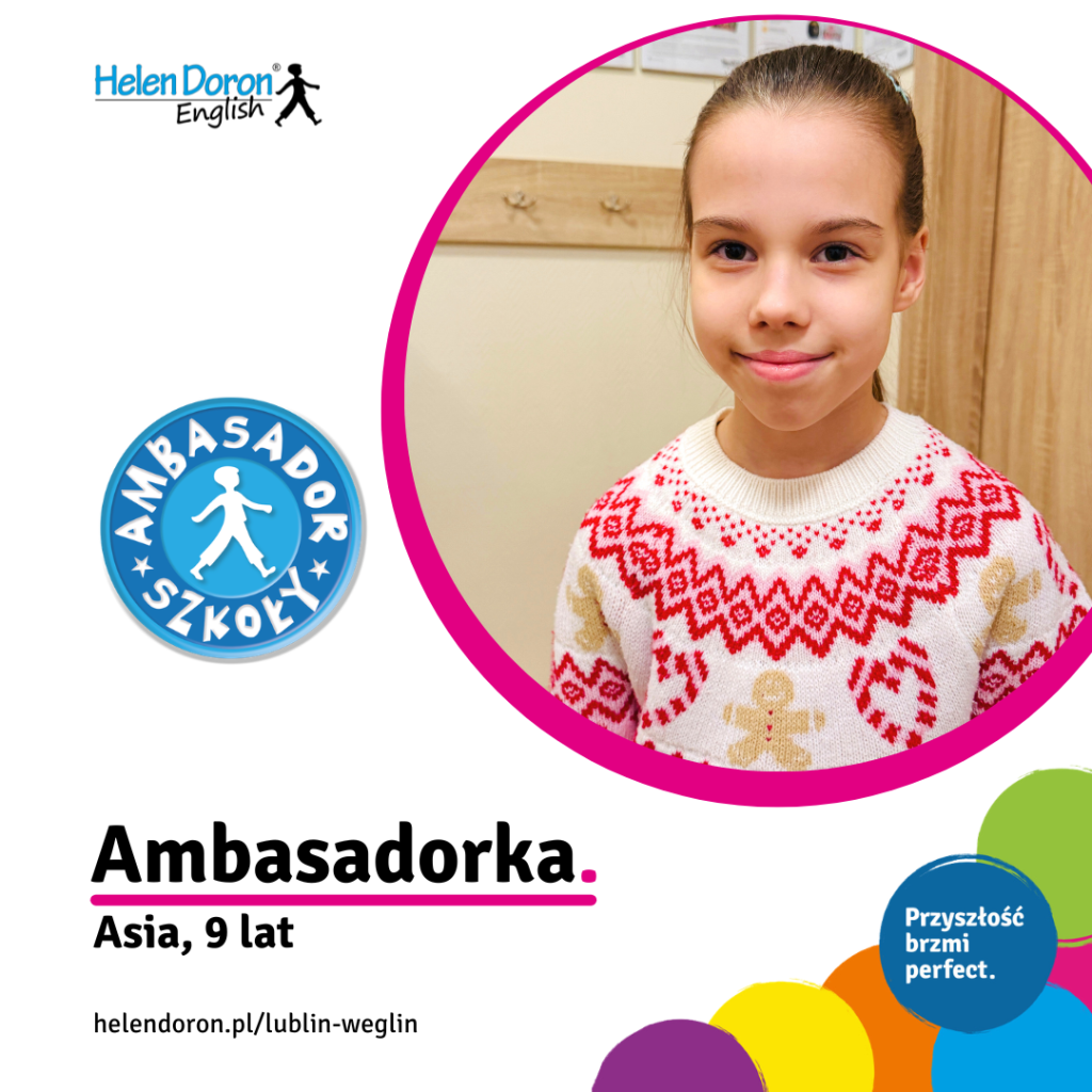 Ambasadorka Gabrysia 1 - Helen Doron English