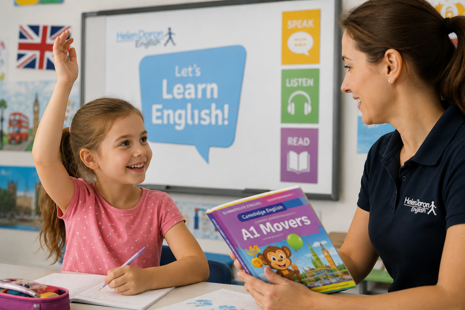 Cambridge English dla młodszych uczniów: przygotowanie do A1 Movers z Helen Doron