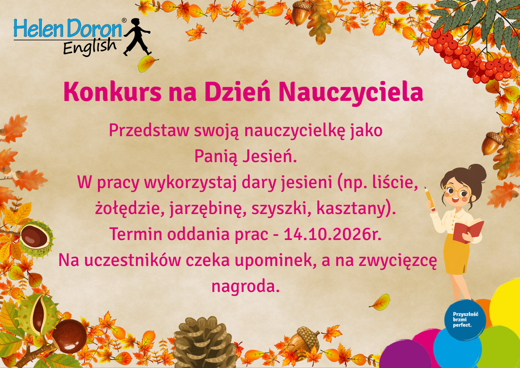 Konkurs - Dzień Nauczyciela 1 Konkurs Dzien Nauczyciela - Helen Doron English