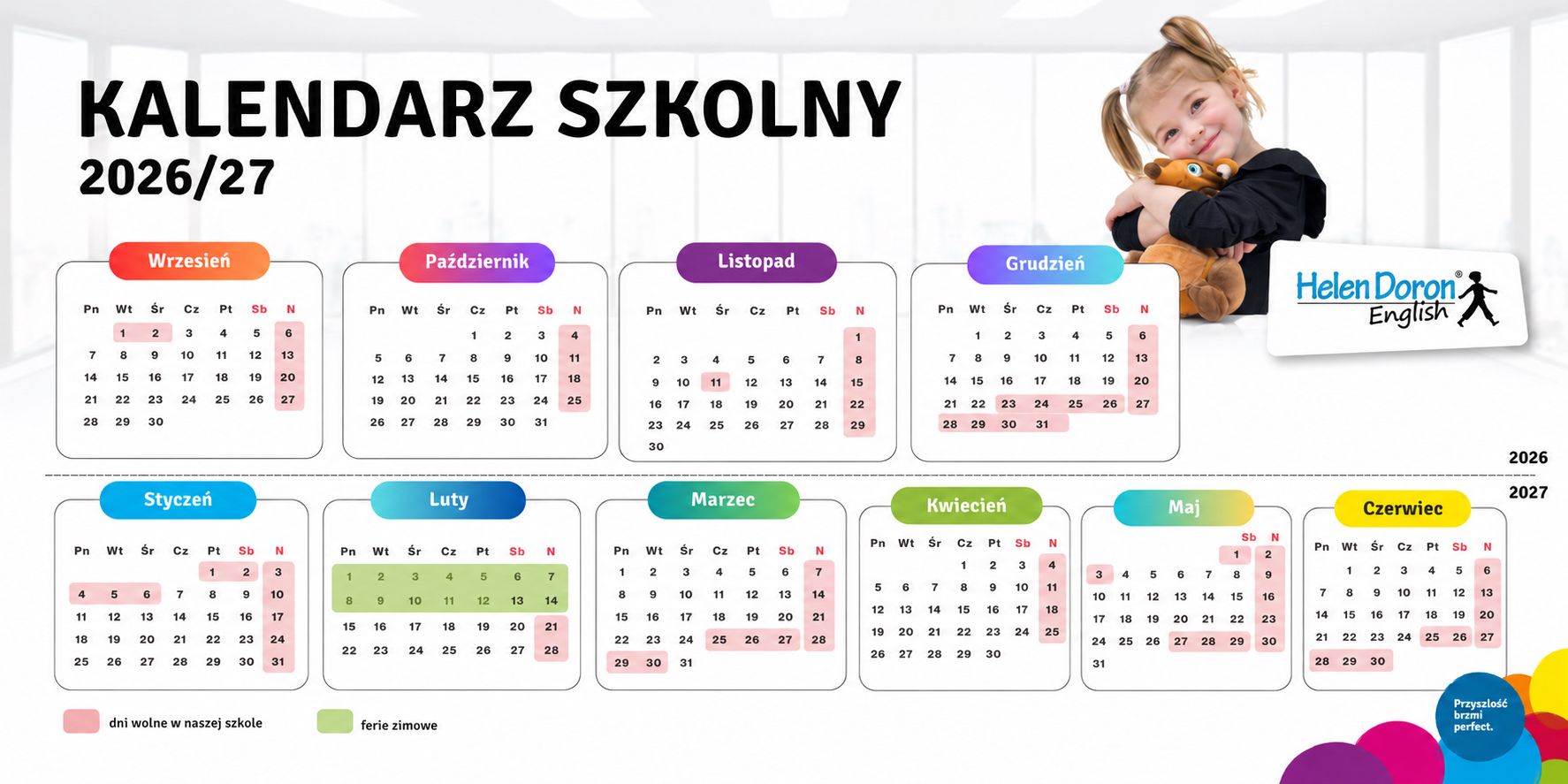 kalendarz dni wolnych HD w Ząbkach