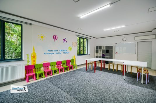 Sala lekcyjna w szkoła językowa Chorzów.
