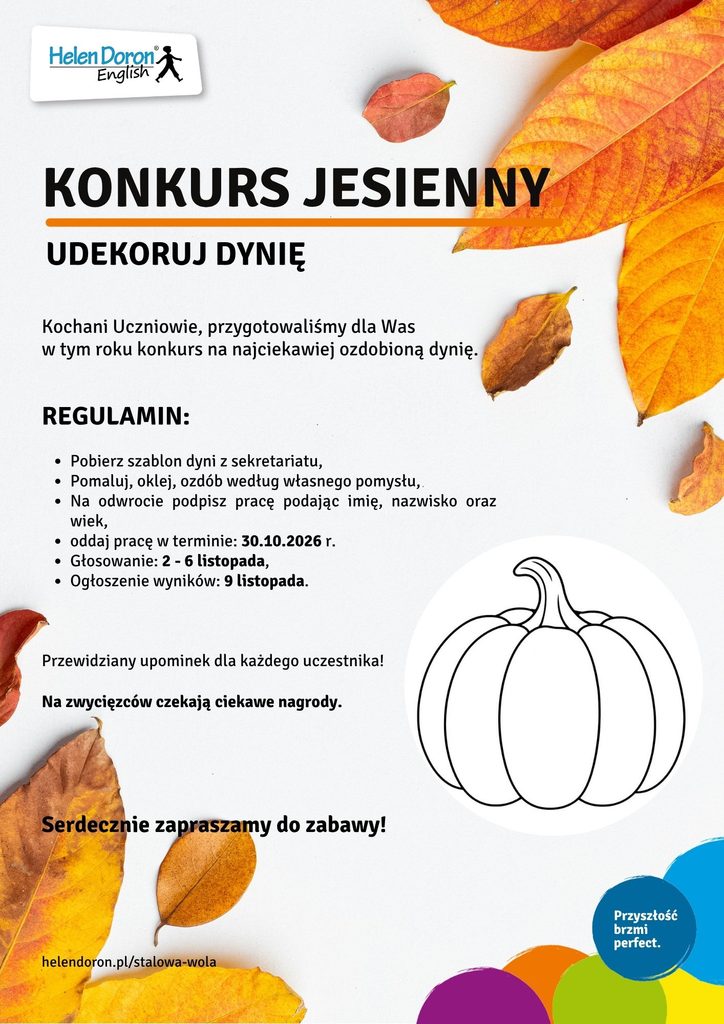 Konkurs jesienny foto wideo 2024 2 - Helen Doron English
